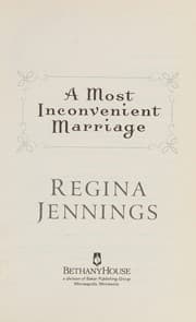Tapa de A most inconvenient marriage