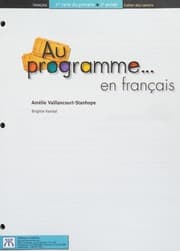 Tapa de Au programme-- en français