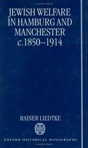 Tapa de Jewish welfare in Hamburg and Manchester, c. 1850-1914