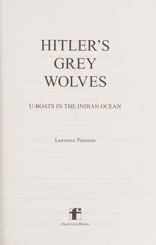 Tapa de Hitler's Grey Wolves