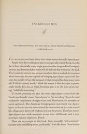 Tapa de Apocalypse reader