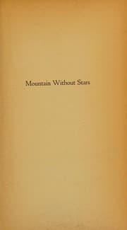 Tapa de Mountain without stars