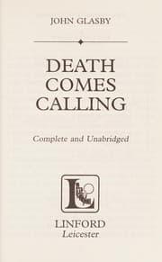 Tapa de Death comes calling