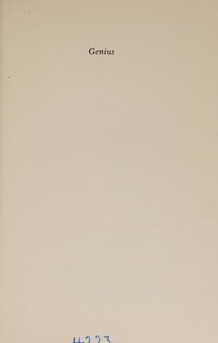 Tapa de Genius