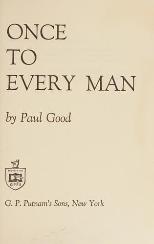 Tapa de Once to every man