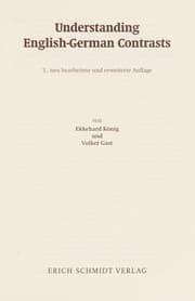 Tapa de Understanding English-German contrasts
