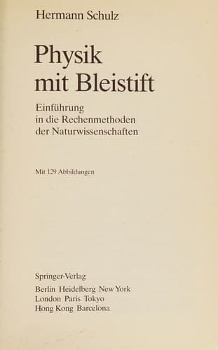 Tapa de Physik mit Bleistift