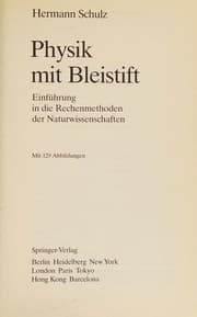 Tapa de Physik mit Bleistift