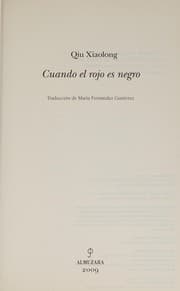Tapa de Cuando el rojo es negro