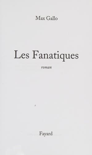 Tapa de Les fanatiques