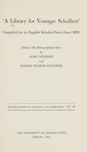 Tapa de "A library for younger schollers,"