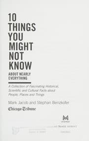 Tapa de 10 Things You Might Not Know about Nearly Everything