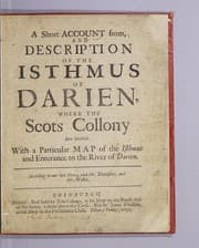 Tapa de A short account from, and description of the isthmus of Darien, where the Scots collony are settled