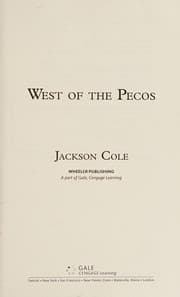 Tapa de West of the Pecos