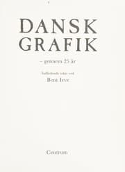 Tapa de Dansk grafik gennem 25 år
