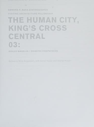 Tapa de The human city