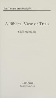 Tapa de A biblical view of trials