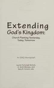 Tapa de Extending God's kingdom