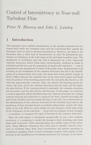 Tapa de Intermittency in turbulent flows