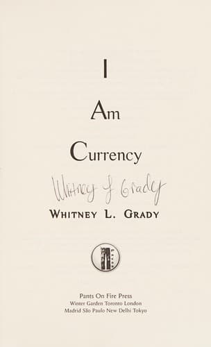 Tapa de I am currency