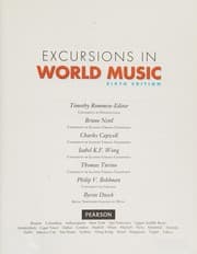 Tapa de Excursions in world music