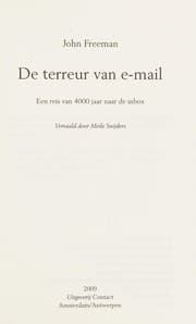 Tapa de De terreur van e-mail