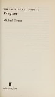 Tapa de The Faber pocket guide to Wagner