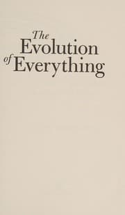 Tapa de The evolution of everything