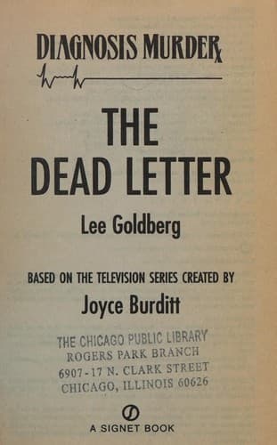 Tapa de The dead letter