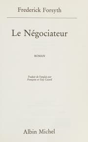 Tapa de Le négociateur