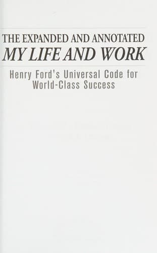 Tapa de The expanded and annotated My life and work