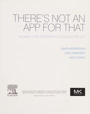 Tapa de There's Not an App for That