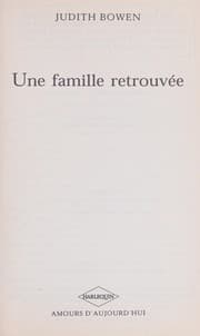 Tapa de Une famille retrouvée