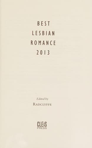 Tapa de Best Lesbian Romance 2013