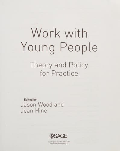 Tapa de Work with young people