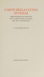 Tapa de L'Arte della cucina in Italia
