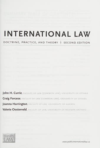 Tapa de International law