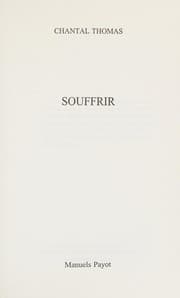 Tapa de Souffrir