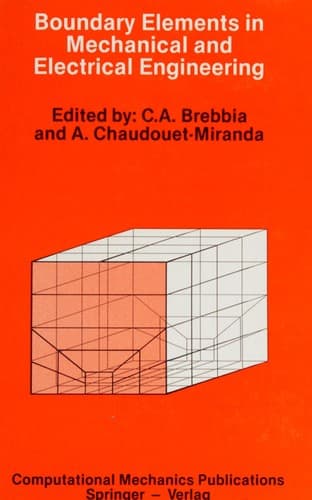 Tapa de Boundary elements in mechanical and electrical engineering