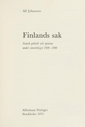 Tapa de Finlands sak