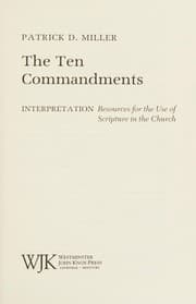 Tapa de The Ten commandments