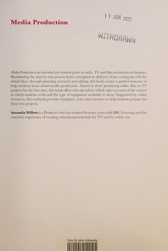 Tapa de Media production
