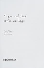 Tapa de Religion and ritual in ancient Egypt