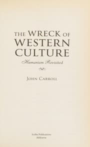 Tapa de The wreck of Western culture