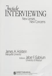 Tapa de Inside interviewing