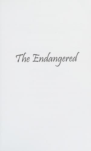 Tapa de The Endangered