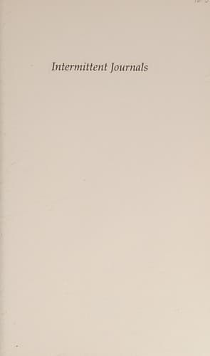 Tapa de Intermittent Journals