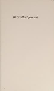 Tapa de Intermittent Journals