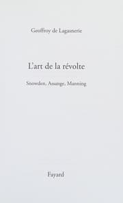 Tapa de L'art de la révolte