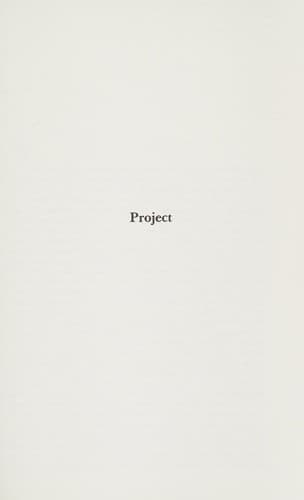 Tapa de Project